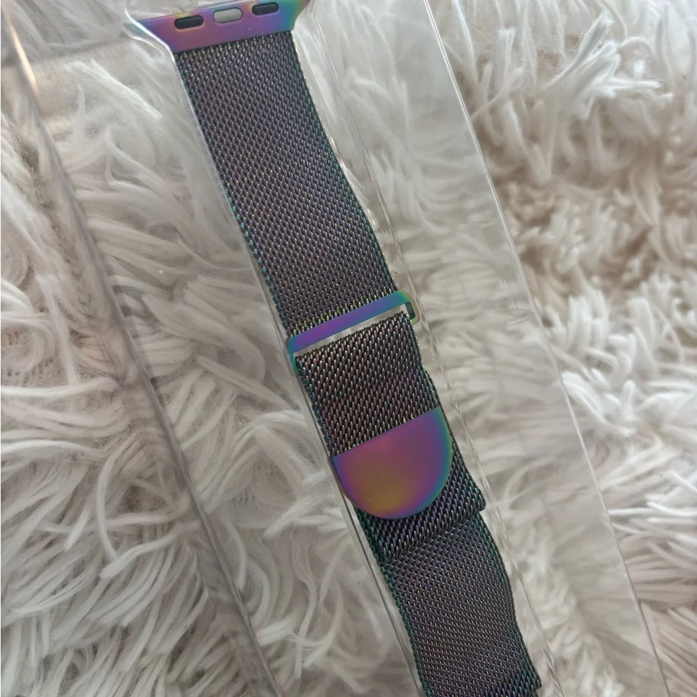 Mesh Loop Stainless Steel Milanese Band for Apple Watch - Iridescent